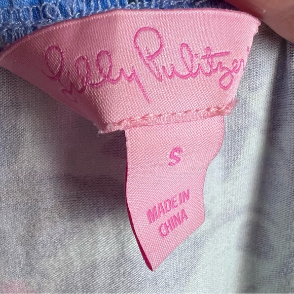 Lilly Pulitzer La Fortuna Romper In Blue Peri Pinch Pinch Size S - Picture 11 of 14